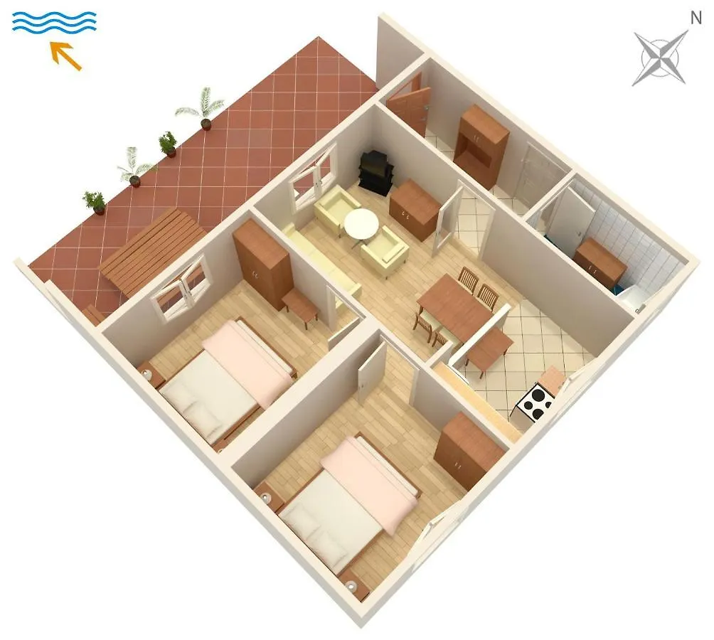 Apartments By The Sea Punat, Krk - 5351 Croatia